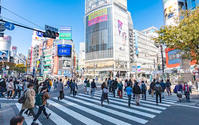 渋谷スクランブル交差点